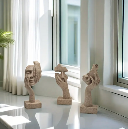 Elegant Resin Decorative Ornament for Living Room, Foyer & Office
