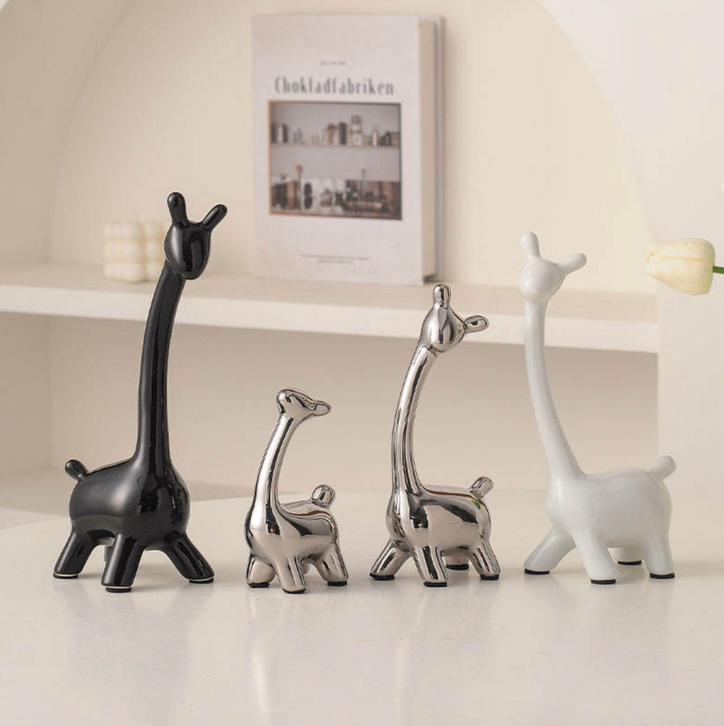 Modern Ceramic Deer Statue