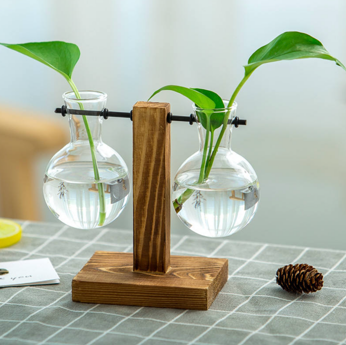 Modern European Transparent Glass Decorative Ornament