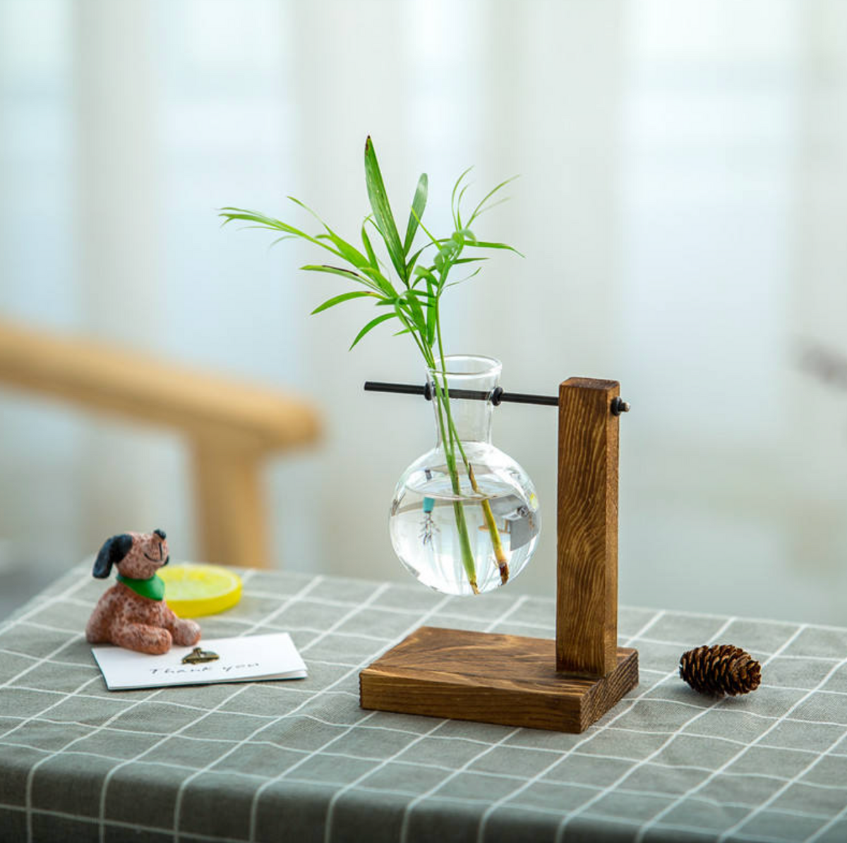 Modern European Transparent Glass Decorative Ornament