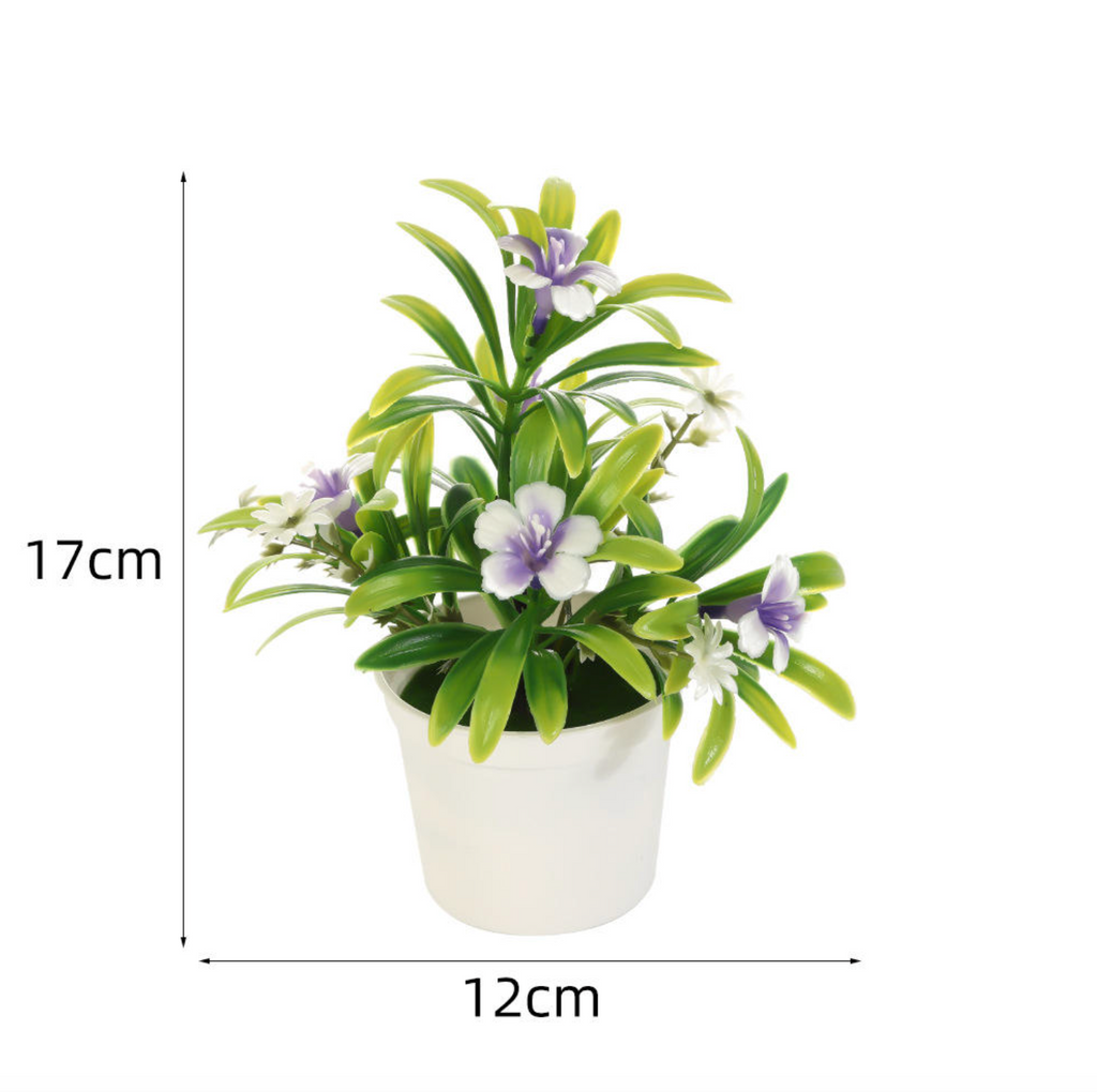 Artificial Morning Glory Potted Plant